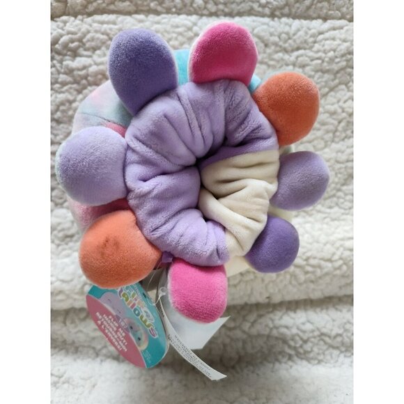 Squishmallow 5" OPAL Smiling Octopus Plush, Tie-Dye Pink/Yellow/Blue, KellyToy - Picture 8 of 16